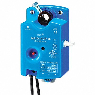 JOHNSON CONTROLS M9104AGP2S Actuator Damper 35 in-lb 20 to 30V AC