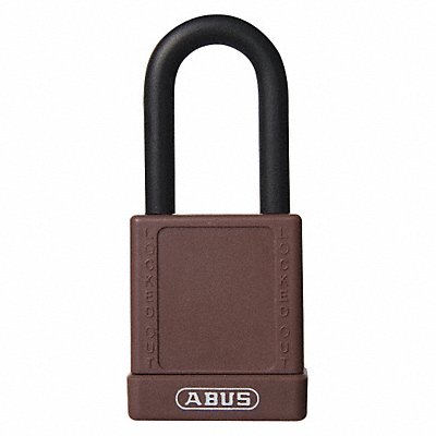 ABUS 7440KABROWN Lockout Padlock KA Brown 1-3/4 H