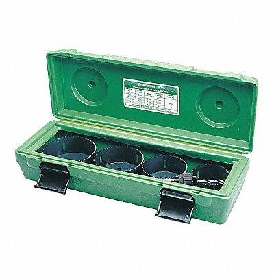 GREENLEE 834 Hole Saw Kit Saw Range 1 to 2-1/8