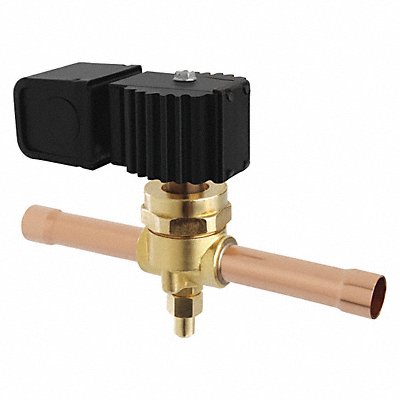 PARKER R38E145M Refrigeration Solenoid Valve Brass ODF