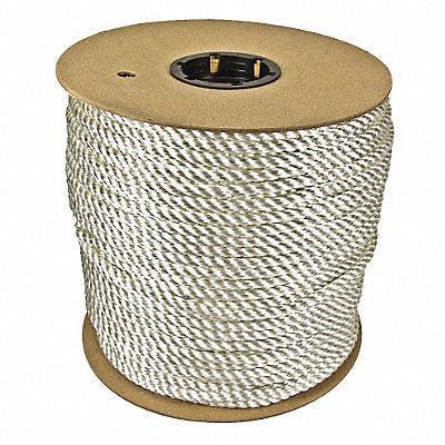 GRAINGER 430080WHT0060005320 General Purpose Utility Rope 1/4 Dia.x600 L