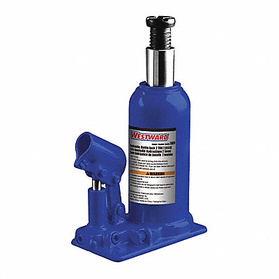 WESTWARD 35MT09 Bottle Jack Hydraulic 5 Tons 7-7/8in.L