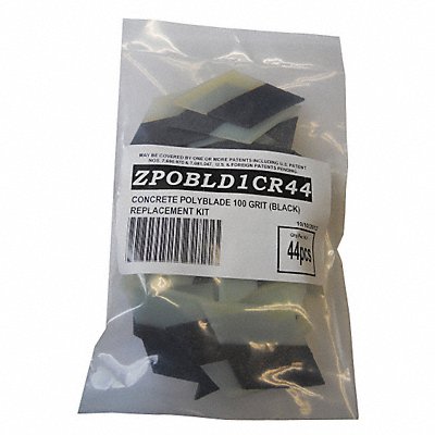 DIAMABRUSH ZPOBLD1CR44 Polishing Replacement Kit 6in Black PK44