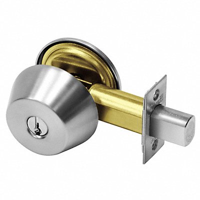 SARGENT 48526D Deadbolt w/Thumbturn Satin Chrome