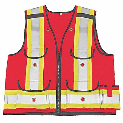 VIKING 4915RM Hi Vis Surveyor Vest Class 1 M Red