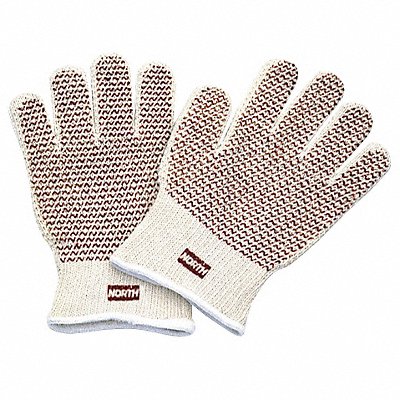HONEYWELL NORTH 517147 Knit Glove Mens Cream Nitrile/Knit PR