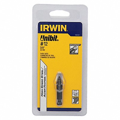 IRWIN 10312ZR 12 3/8IN - Single Hole Size