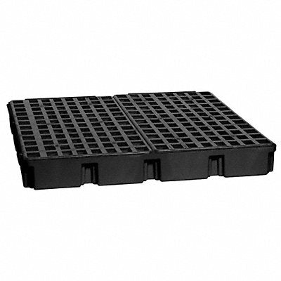 EAGLE 1635BD Spill Platform w/Drain 60.5 gal 4 Drum