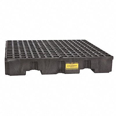 EAGLE 1645B Spill Pallet w/Drain 66 gal 4 Drum