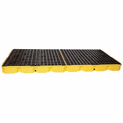 EAGLE 1688D Spill Platform w/Drain 120 gal 8 Drum