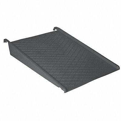 EAGLE 1689B Spill Containment Ramp w/o Drain PE Blk