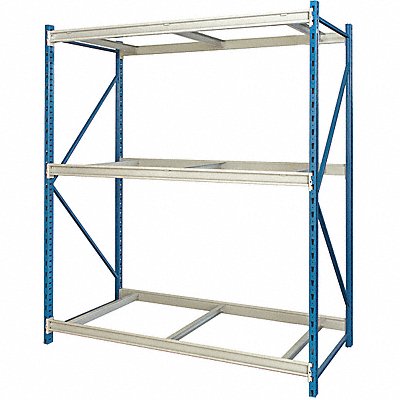 HALLOWELL HBR72481233SPB Bulk Rack Shelving StrUnt 48inx120inx72in