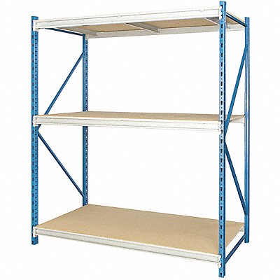 HALLOWELL HBR7248873SPPB Bulk Rack Shelving StrUnt 48inx87inx72in