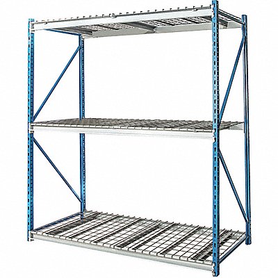 HALLOWELL HBR7236873SWWPB Bulk Rack Shelving StrUnt 36inx87inx72in