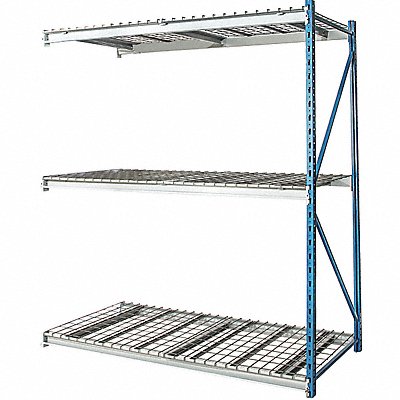 HALLOWELL HBR7248873AWWPB Bulk Rack Shelving AddOn 48inx87inx72in
