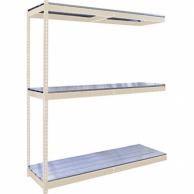HALLOWELL DRHC7248843AEPT Boltless Shelving 48x84x72in AdOn