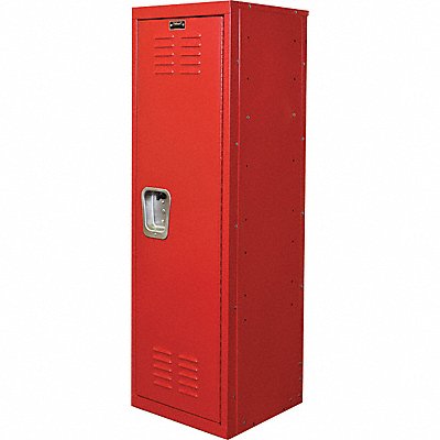 HALLOWELL HKL1515481RR Locker 1x1Locker Red 48 x15 x15 Unassembled