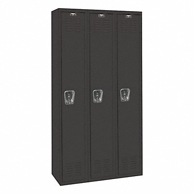HALLOWELL U32821ME Locker 1x3Locker Black 72 x36 x18 Unassembled
