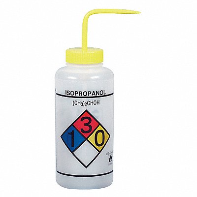 SP SCIENCEWARE F118320008 Wash Bottle Std 32 oz Isopropanol Yw PK2