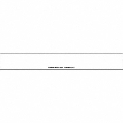 BRADY 140805 Sign Slider Insert 3x23 7/8in White Alum