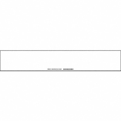 BRADY 140806 Sign Slider Insert 4x23 7/8in White Alum