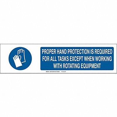 BRADY 140750 Sign Slider Insert 6x23 7/8in White Poly