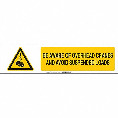 BRADY 140794 Sign Slider Insert 6x23 7/8in White Alum