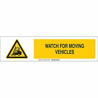 BRADY 140816 Sign Slider Insert 6x23 7/8in White Alum