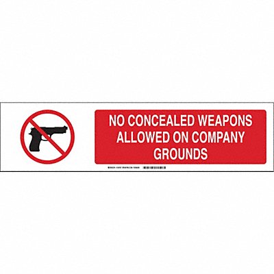 BRADY 140812 Sign Slider Insert 6x23 7/8in White Alum