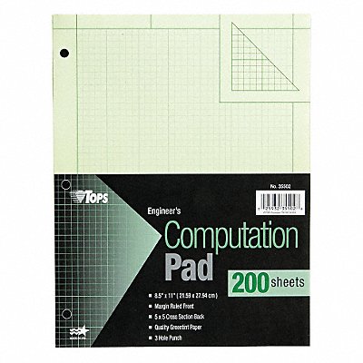 TOPS TOP35502 Notepad Nonwirebound