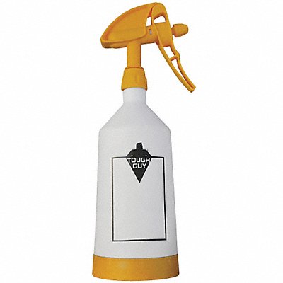 TOUGH GUY 35WT56 Dual Spray Bottle 1 L Yellow/White