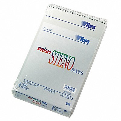 TOPS TOP80274 Notebook Wirebound PK4