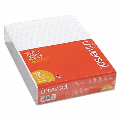 UNIVERSAL UNV11000 Notepad Nonwirebound PK12