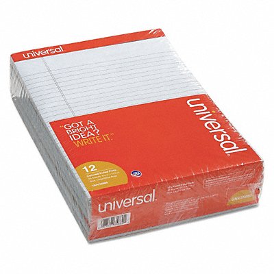 UNIVERSAL UNV35880 Notepad Nonwirebound PK12