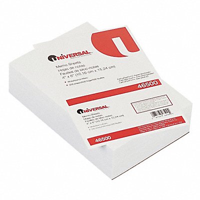 UNIVERSAL UNV46500 Looseleaf Paper Unruled PK500