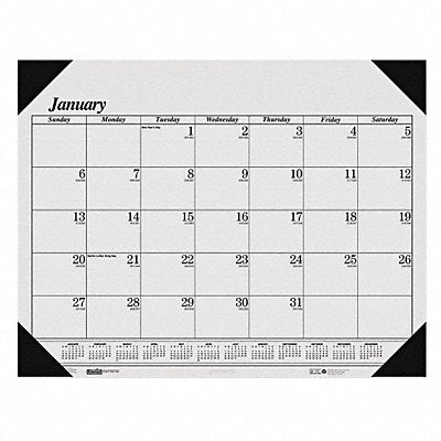 HOUSE OF DOOLITTLE HOD124 Dated Monthly Desk Calendar 22x17 In.