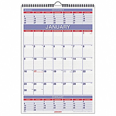 AT-A-GLANCE AAGPM628 Wall Calendar 15-1/2x22-3/4 In.