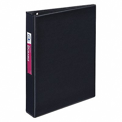 GRAINGER AVE27257 3-Ring Binder 1 Black