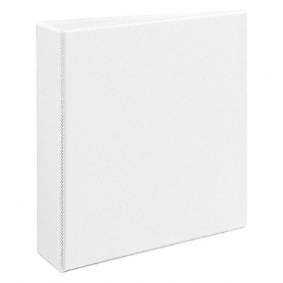 GRAINGER AVE79192 3-Ring Binder 2 White