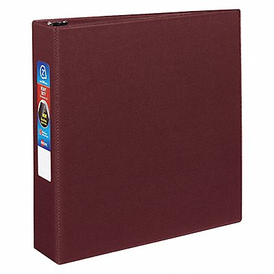 GRAINGER AVE79362 3-Ring Binder 2 Maroon