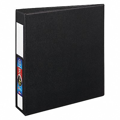 GRAINGER AVE79992 3-Ring Binder 2 Black