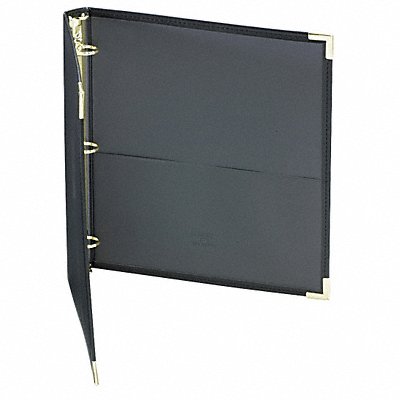 GRAINGER SAM15130 3-Ring Portfolio Binder 1 Black