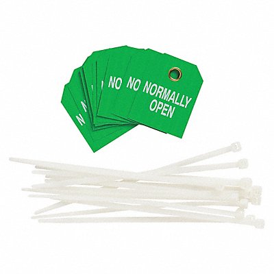 BRADY 89246 Tag 2 1/2 in H 2 in W Polyester PK10