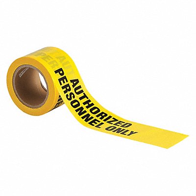 GRAINGER 91468 Barricade Tape 3in.W 200ft Auth Person