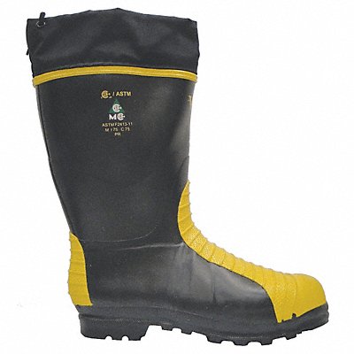 VIKING VW427 J0966 Rubber Boot Unisex 7 Knee Black