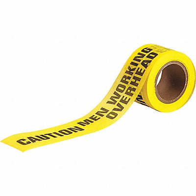 GRAINGER 91092 Barricade Tape Black/Yellow 150 ft L
