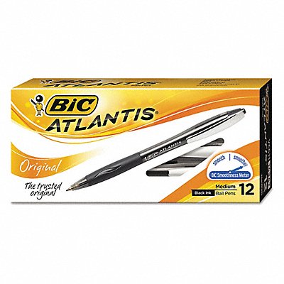 BIC BICVCG11BK Ballpoint Pens Black PK12