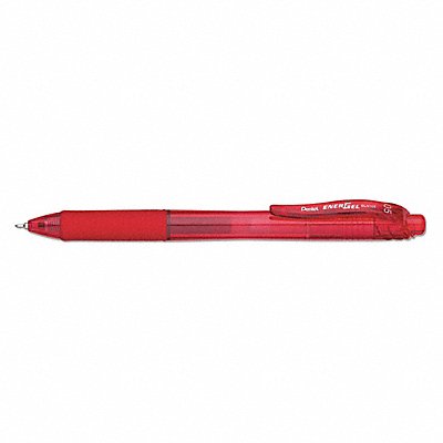 PENTEL PENBLN105B Rollerball Pens Red PK12