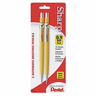 PENTEL PENP209BP2K6 Mechanical Pencils 0.9mm PK2