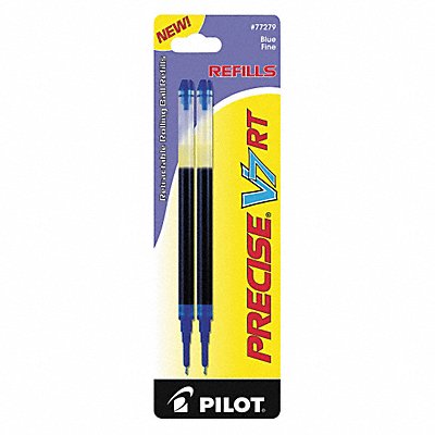 PILOT PIL77279 Pen Ink Refill Rollerball Blue PK2